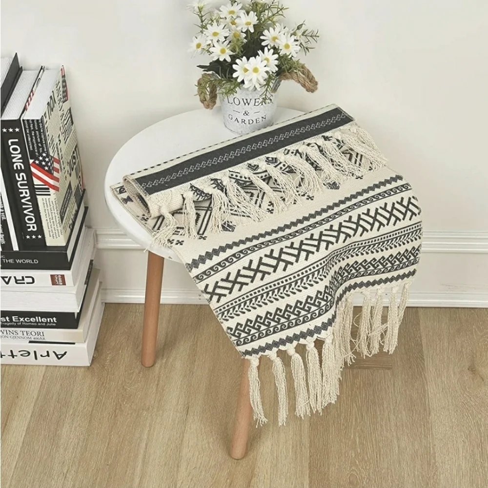 2 Pcs Macrame Woven Mandala tapestry